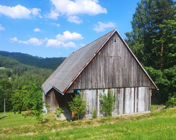 The barn where Katarzyna Filipek hid the Jews; author: Tomasz Cebulski