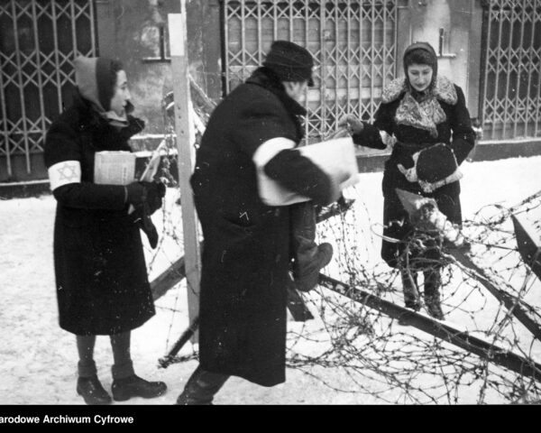 Juden im Warschauer Ghetto. Quelle: Narodowe Archiwum Cyfrowe (Nationales Digitalarchiv)
