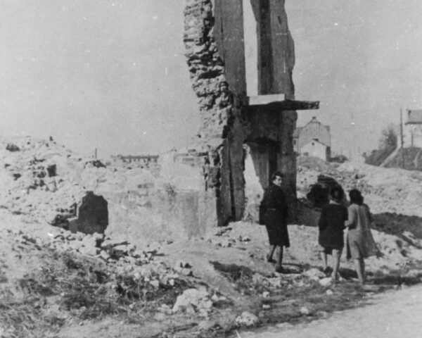 Überreste des jüdischen Viertels,Quelle: Sammlung von Symcha Wajs; Fotoarchiv des Zentrums "Brama Grodzka - Teatr NN"